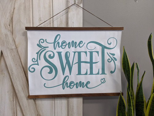 Home Sweet Home, Canvas Wall Hangings with Wood Frame