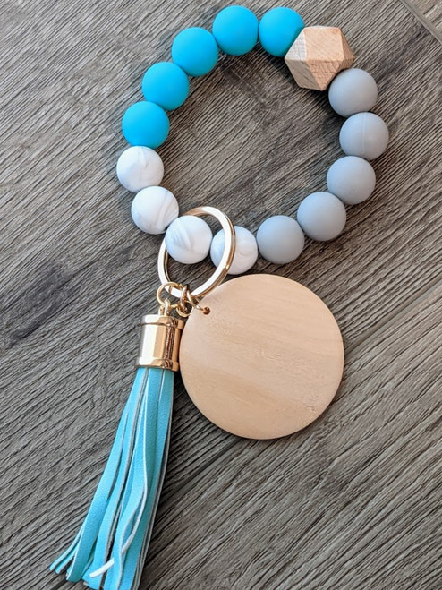 Lagoon - Silicone Wristlet Keychain