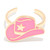 Adjustable Pink Cowgirl Hat Ring