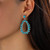 Western Style Turquoise Inlaid Tear Dop