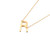 Initial Pendant Gold Necklace