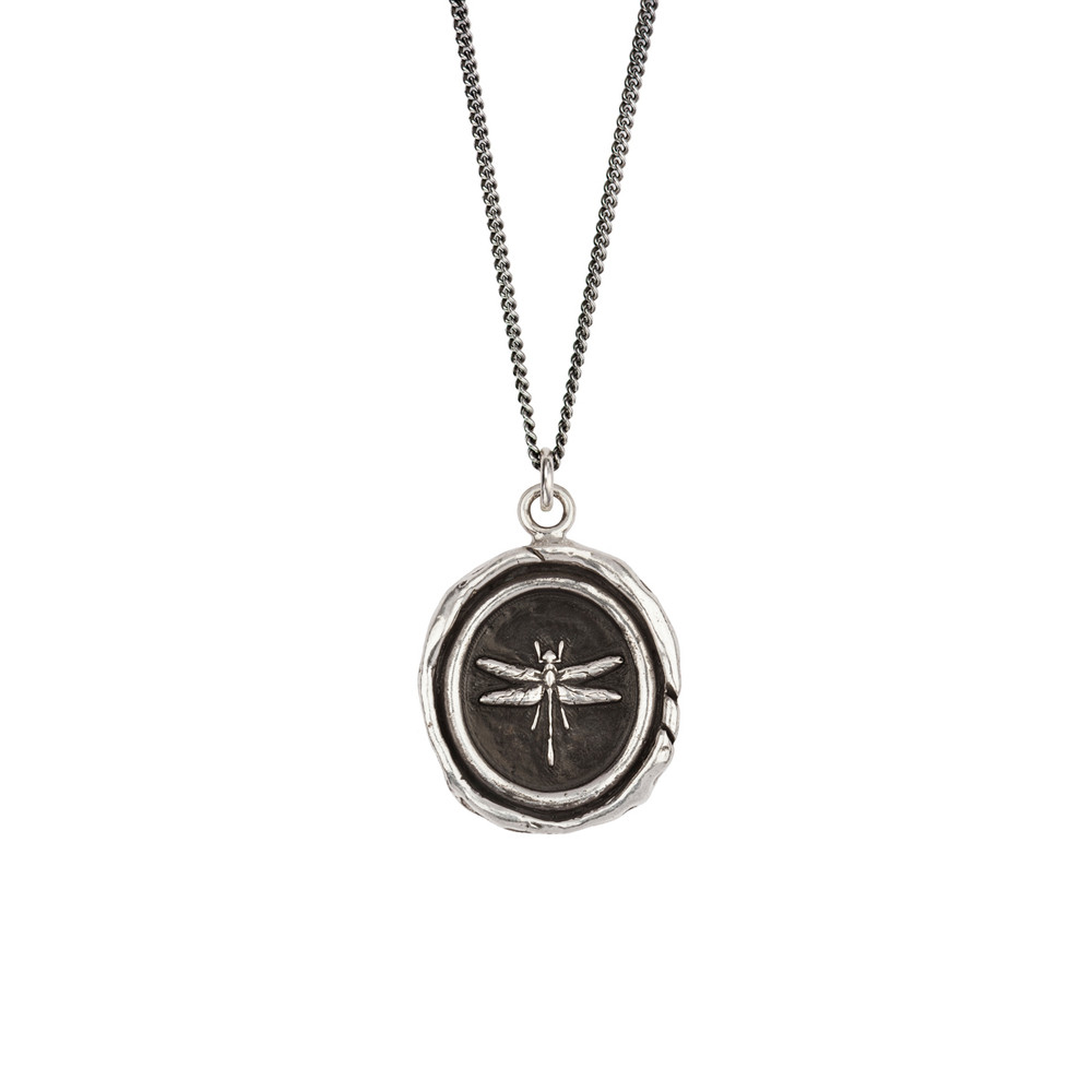 "Dragonfly"- Sterling Silver 18" Necklace