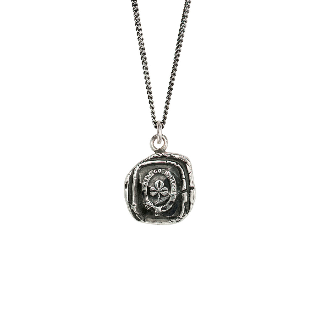 "Shamrock"- Sterling Silver 18" Necklace