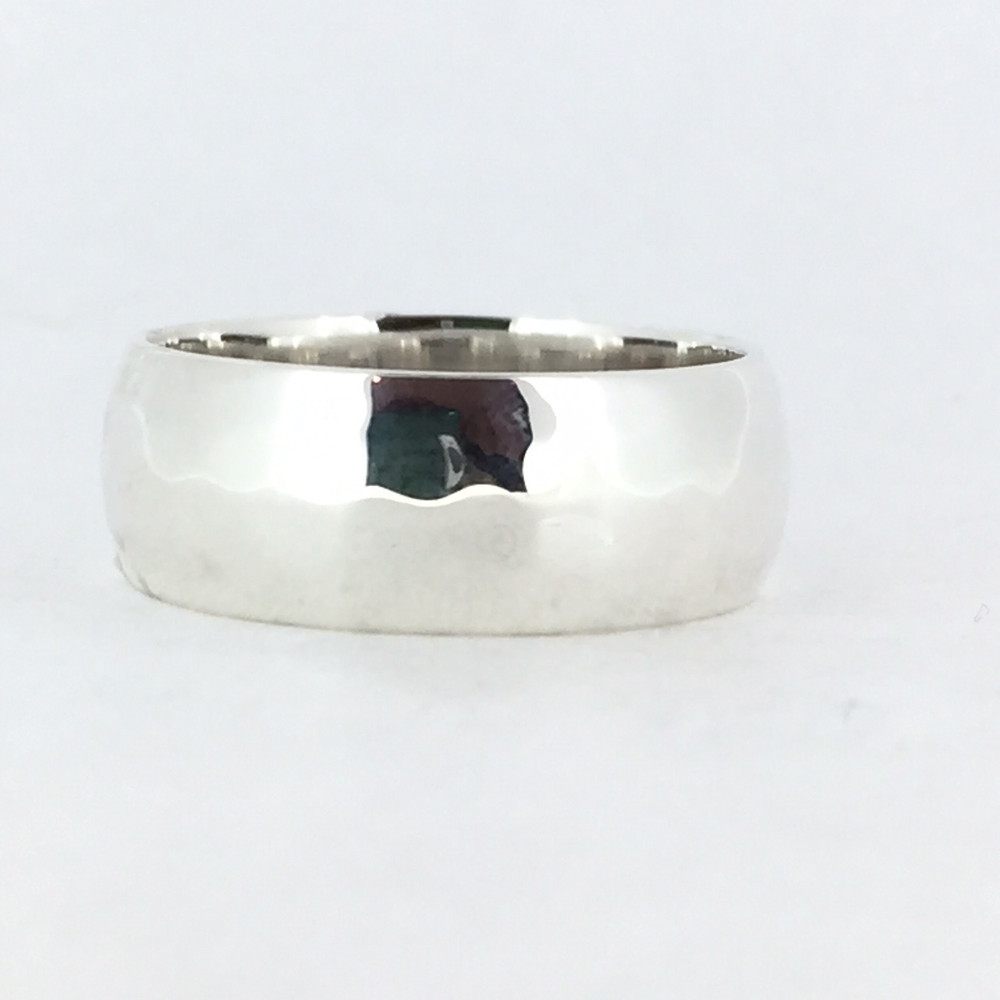 Hammered Wide Bali Ring - Size 8 Only