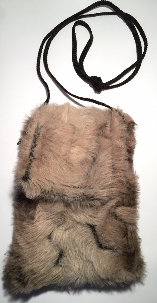 Faux Fur Fawn Phone CaseCrossbody Bag