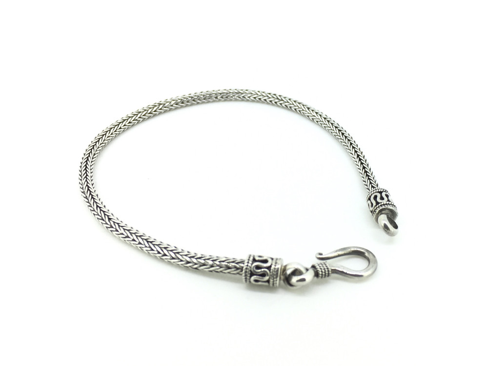 Sterling Silver Byzantine Link Bracelet