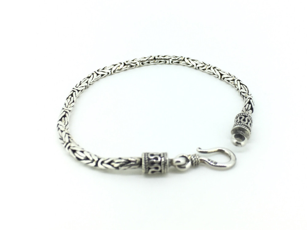 Sterling Silver Byzantine Bracelet