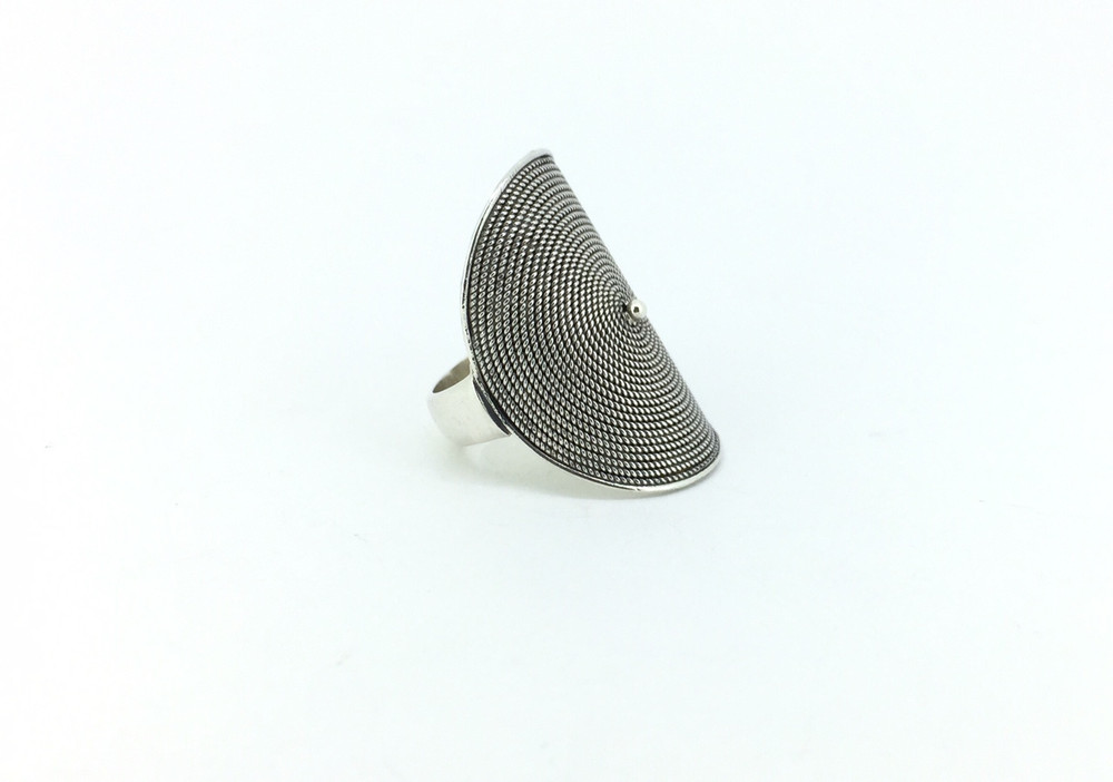 Wrapped Sterling Silver Minute Braiding Ring