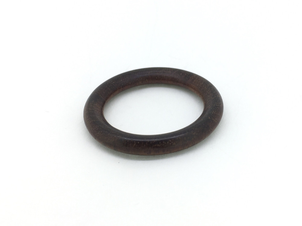 Dark Acacia Wood Bracelet Ring, Large