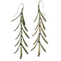 Rosemary "Long Wire" Dangle Fishhook Earrings