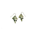 Olive "Wire" Fishhook Earrings