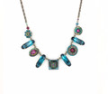 "La Dolce Vita" Oblong Necklace, Indi Swarovski Crystals