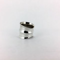 Sterling Silver Barrel Ring