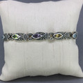 Marquis Shaped Multi-Stone Marcasite Bracelet