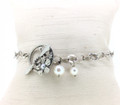 Pearl Flower Toggle Bracelet