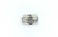 Peace,Hope,Love Wide Spinner Ring