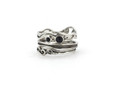 Stackable Sterling Silver Onyx Ring