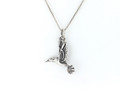 Sterling Silver Hummingbird Pendant w/Chain