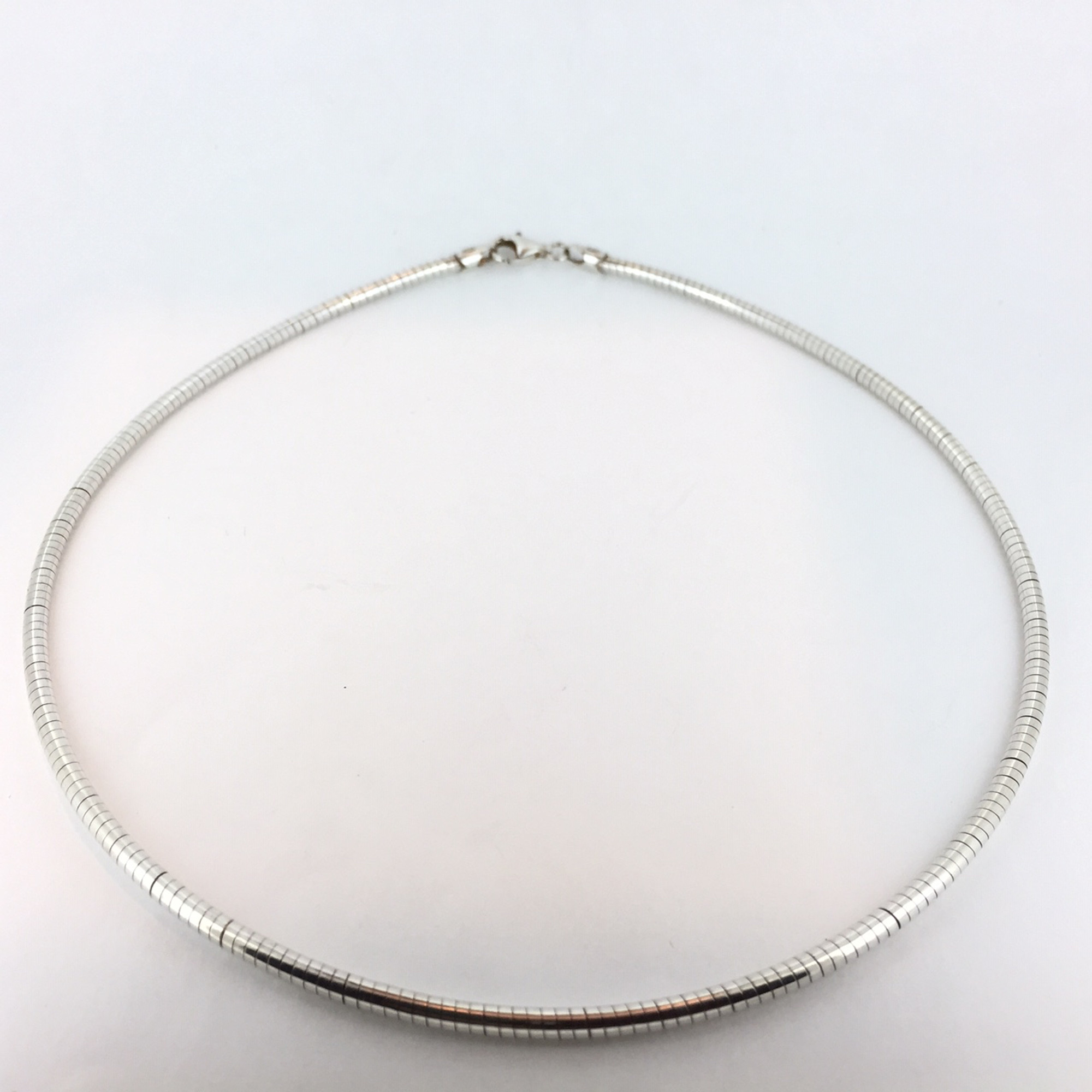 omega 4 mm. necklace – Mar Silver Jewelry