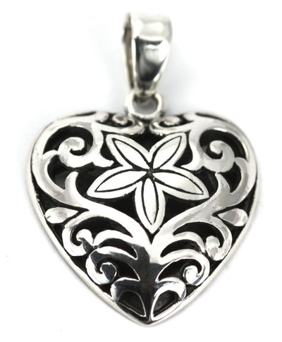 Weda Filigree Heart Pendant