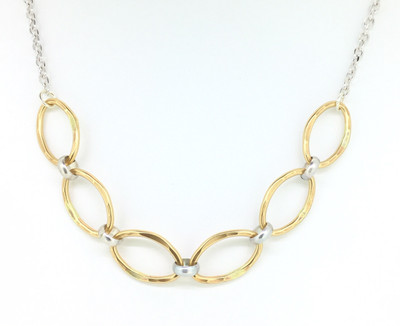 Two Tone Link Necklace