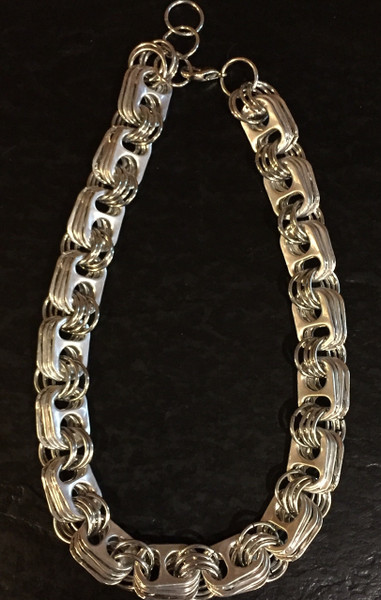 Soda Tab Necklace - 21" Long