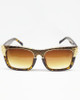 Checkered Golden Frame Sunglasses at Hiffey .pk