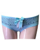 Love Heart Printed Cotton Panty - Sky Blue at Hiffey .pk