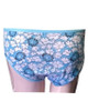 Full Flower Printed Girls Penties - Blue - Hiffey