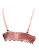 Double Strip Bra Padded Wired Fancy Bra-Peach - Hiffey