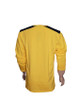 Men Long Sleeves T-Shirt with Front Pocket - Yellow