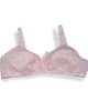 Newy Women Wire Free Non Padded Bra - Pink
