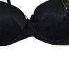 Bridal Collection Wired Push Up Padded Bra Panty Set for Women - Black