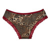 Ladies Lace Printed Fancy Panties - Maroon - Hiffey