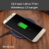 Ultra Thin QI Fast Wireless Charger R-833 at Hiffey .pk