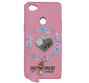 Oppo F7 - Fancy Heart Shape Mobile Back Cover - Pink - Hiffey