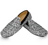 Trendy Velvet Loafers for Men - White - Hiffey