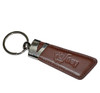 Original Cow Leather Clutch, Purse & Key Chain Gift Set - Brown - Hiffey