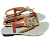 Fancy Fur Style Brown Sandal for Ladies - Hiffey