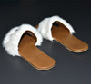 White Fur Stylish Footwear for Ladies - Hiffey