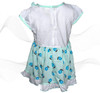Doll Face Frock For Baby Girl - Sea Green - Hiffey