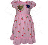 Embroidery With Red Cherry Printed Frock For Girls - Pink at Hiffey .pk