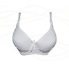 Plain Lacey Design Padded Wired Bra Design - Hiffey