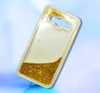 Liquid Golden Glittery Transparent Sequin Samsung J3 Pro Mobile Back Cover at Hiffey .pk