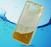 Liquid Golden Glittery Transparent Sequin Samsung J7 Mobile Back Cover at Hiffey .pk