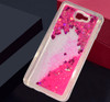 Liquid Pink Glittery Transparent Sequin Samsung Note Series Mobile Back Covers at Hiffey .pk