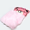 Fluffy Hairy Bear Face Mobile Back Covers For Samsung Galaxy - Pink at Hiffey .pk