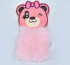 Fluffy Hairy Bear Face Mobile Back Covers For Oppo - Pink at Hiffey .pk