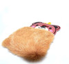 Fluffy Hairy Pizza Hat Bear Face Mobile Back Covers For Samsung Galaxy - Brown - Hiffey