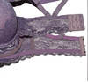 Fully Floral Lacey Padded Wired Bra and Panty Set - Purple - Hiffey